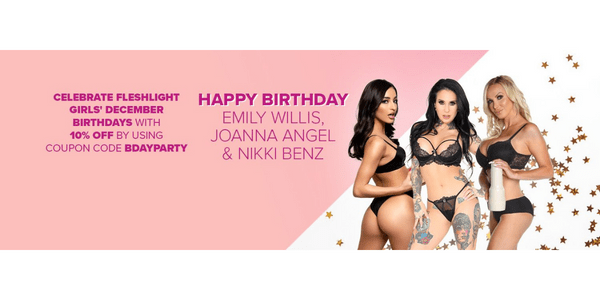 Fleshlight Girl Birthdays - December 2022 - Fleshlight