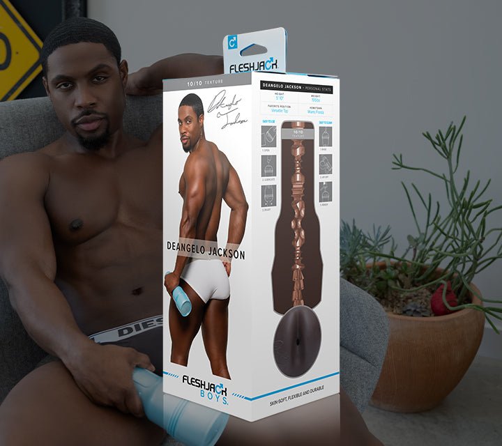 DeAngelo Jackson 10/10 and Dildo Pack - Fleshlight