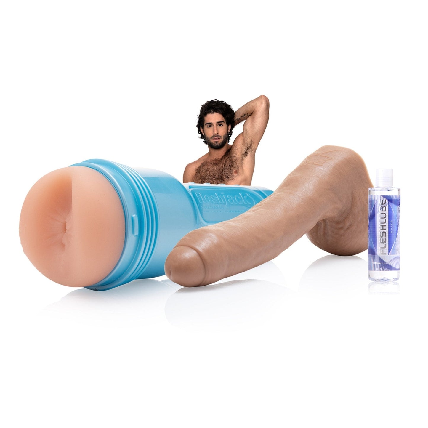 Diego Sans Sex Machine and Dildo pack - Fleshlight